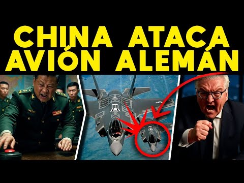 ¡LUEGO DE 3 DE MEGABARCOS INCENDIADOS, CHINA ATACA AVIÓN ALEMAN CON LÁSER!!