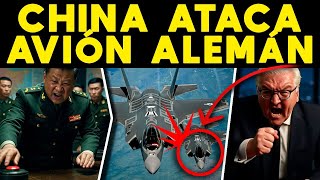 ¡LUEGO DE 3 DE MEGABARCOS INCENDIADOS, CHINA ATACA AVIÓN ALEMAN CON LÁSER!!