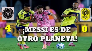 DE OTRO PLANETA!  DOBLETE DE MESSI INTER MIAMI vs NASHVILLE HOY 4-0 - ANÁLISIS