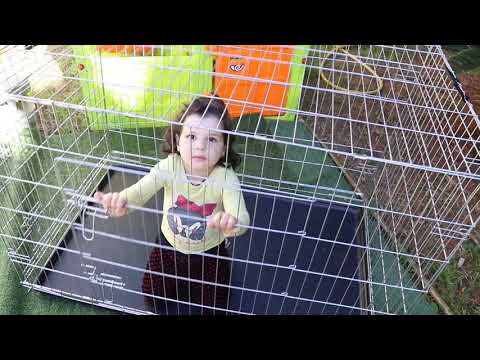 child plays with the police