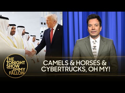 Trump Gets Cybertruck Escort in Qatar, Gifted Luxury Jet That Requires Security Inspection