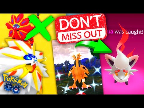*FIRST TIME IN POKEMON GO SOLGALEO I RAIDS & HISUIAN ZORUA* Pokemon GO news