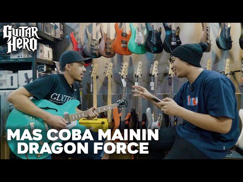 Penjaga toko musik yang bisa lagu guitar hero gue kasih 1 juta | #Nantangin