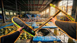 SCOOTER VS TRAMPOLIN ABANDONADO!!