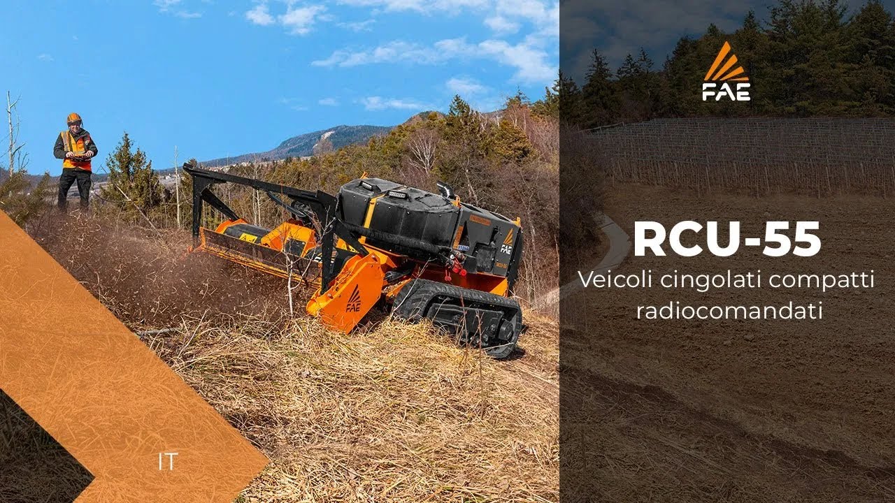 Video - FAE RCU-55 - Il veicolo cingolato compatto radiocomandato
