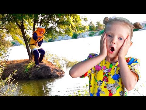 Nastya Play Папа и Веселая детская История про Бу Бу
