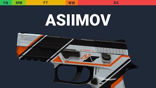 P250 Asiimov Wear Preview