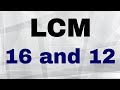 Understanding LCM through Factor Trees