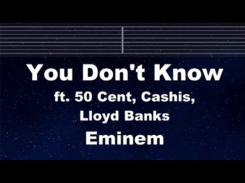 Practice Karaoke♬ You Don’t Know – Eminem 【With Guide Melody】 Instrumental, Lyric, BGM