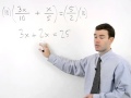 Solving Equations with Fractions