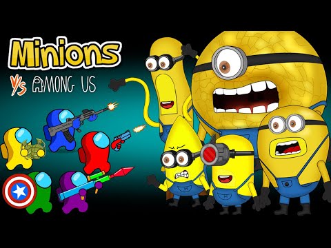 Among Us attacks 5 Mega Minions Despicable Me 4 and the unexpected ending | Peanut Animation