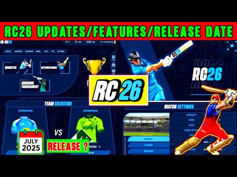 REAL CRICKET 26 V2 DOWNLOAD LINK ∆ RC26 GAME UNLIMITED IPL FREE PSL - FREE UNLIMITED RC26