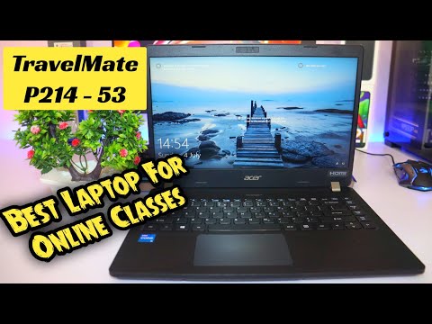 (HINDI) Acer Laptop - Acer TravelMate P214-53 Laptop Unboxing - Acer TravelMate P2 Business Laptop Review -