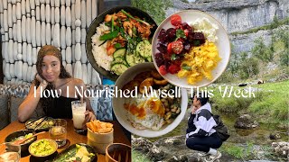 How I Nourished Myself This Week // meals I cooked + escaping the city