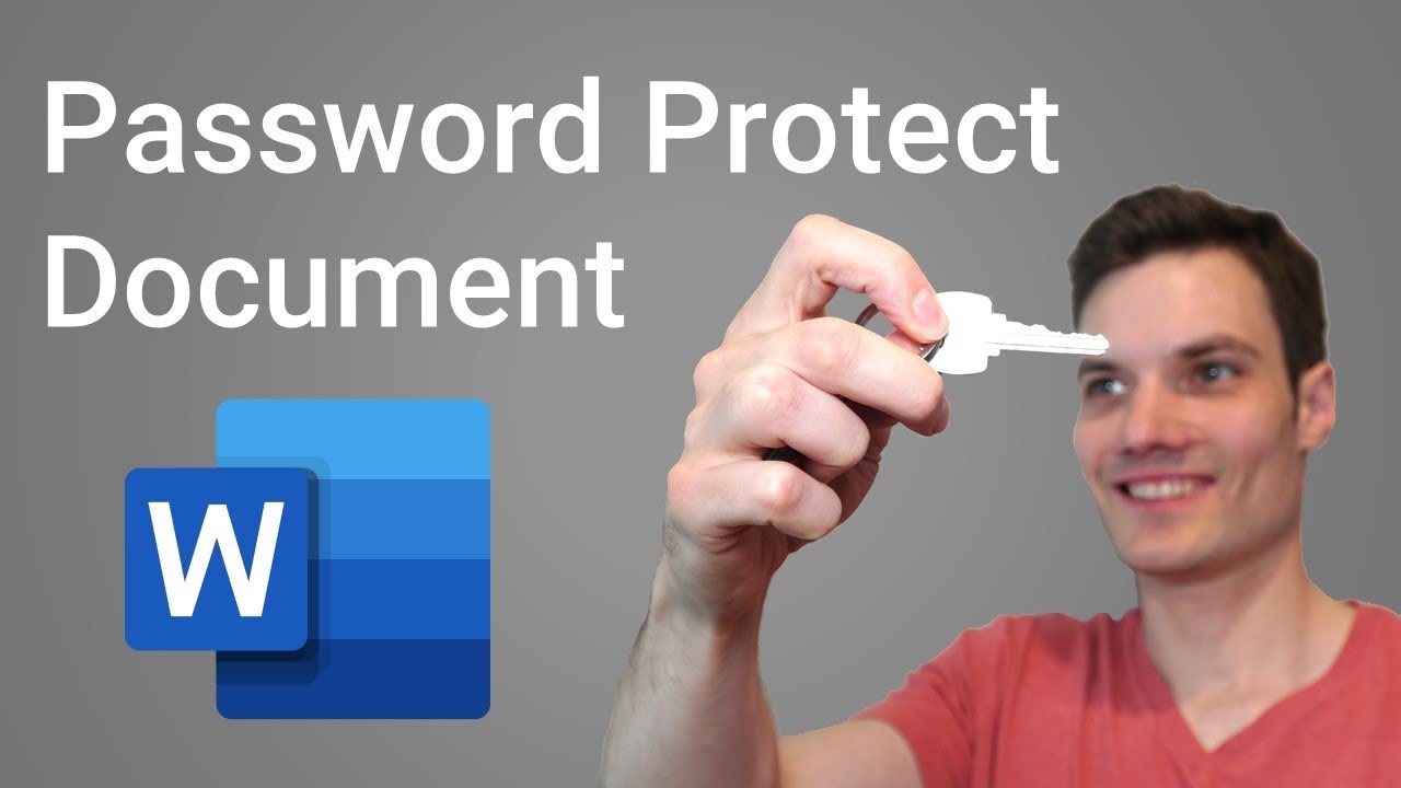 How to Password Protect a Word Document - Kevin Stratvert