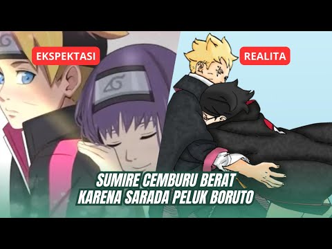 WADIDAW!!! SUMIRE TERNYATA CEMBURU BERAT KARENA SARADA MEMELUK BORUTO