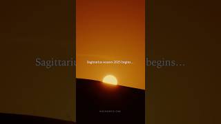 Sagittarius Season 2025 🌅❤️✨ #sagittarius #sagittarius #astrology #moonomens