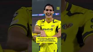 Nathan Saliba secures his first UEFA Champions League assist during Liverpool vs Villarreal 👏 | #UCL