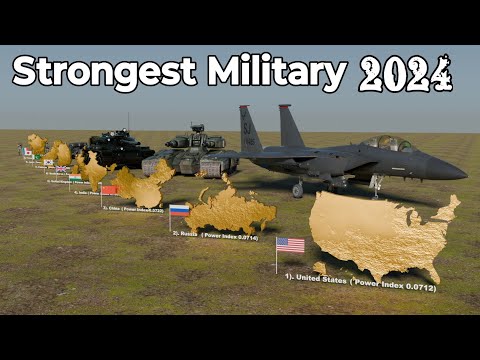 Top 10 Strongest Military in the World 2024 @gravityuz @WorldData_3D @RealDatacomparison