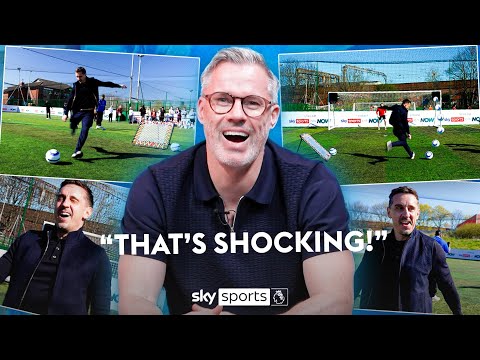 Jamie Carragher REACTS to Gary Neville's Top Bins Challenge attempts!