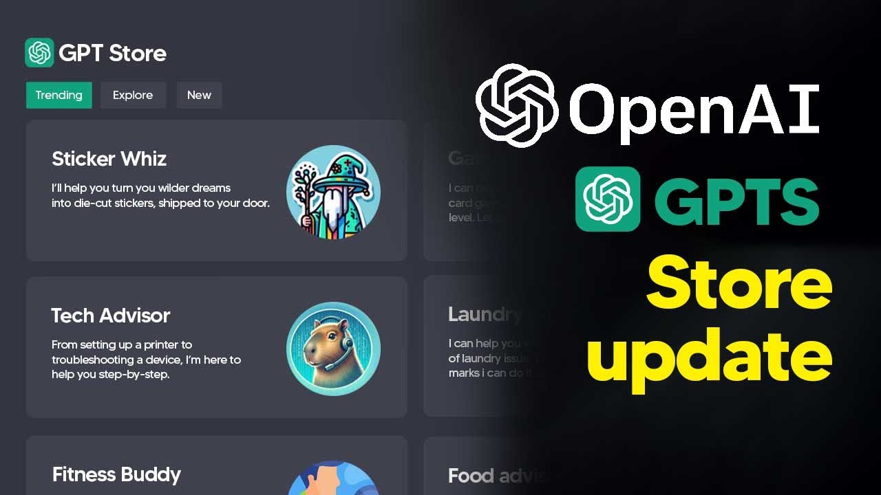Open AI’s NEW GPT Store UPDATE (10 Things To Know)