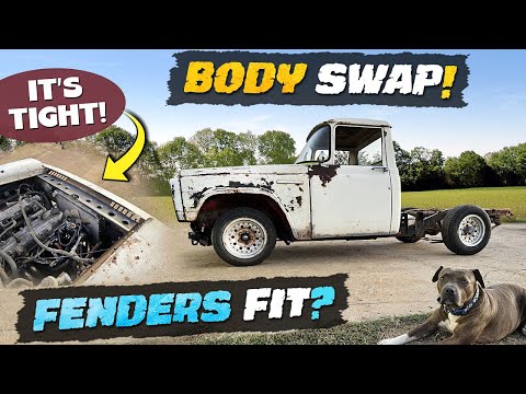 LOW BUDGET BUILD! RARE 1967 Toyota Stout. Custom Fabrication. Body Swap PT 2!!