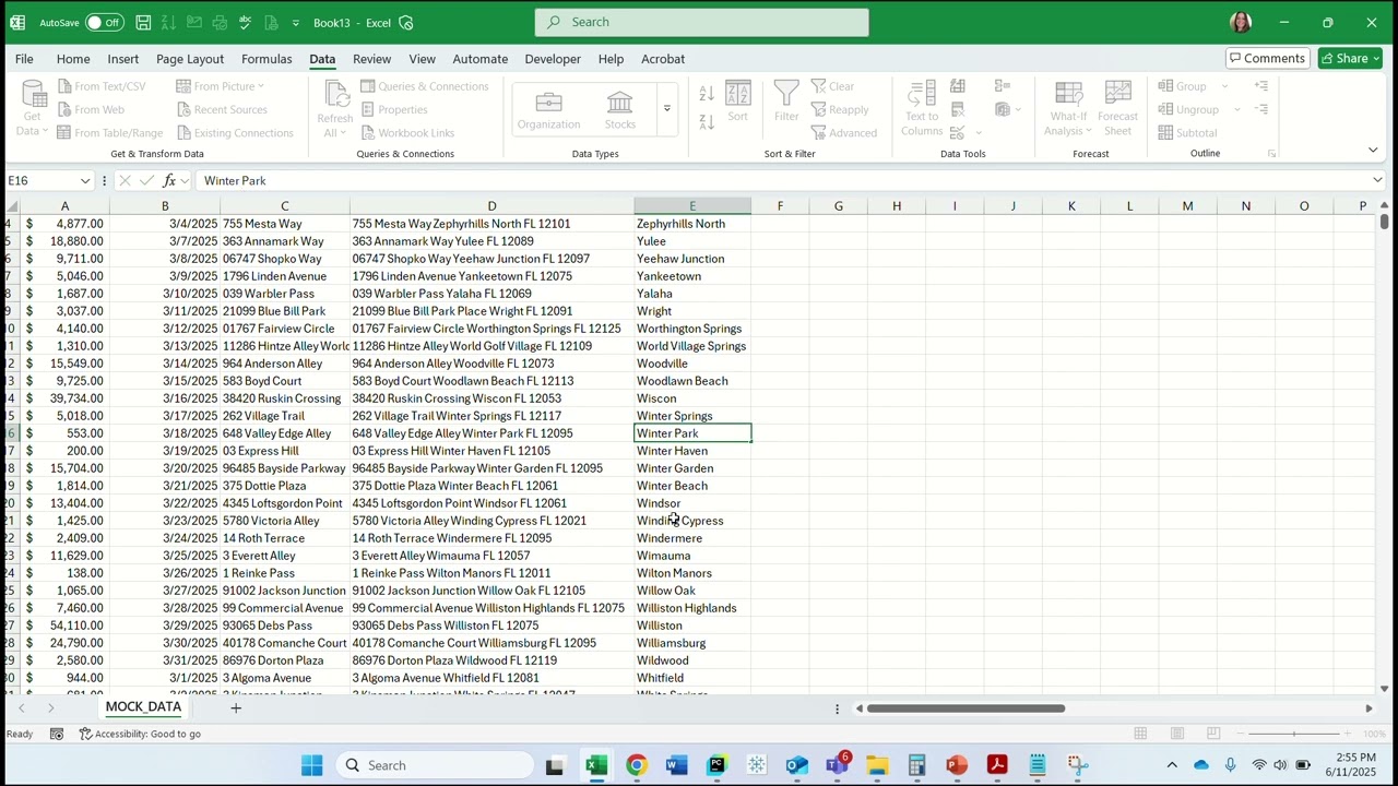 SafeMatch: How to Fix Address with No Delimeter in One Column