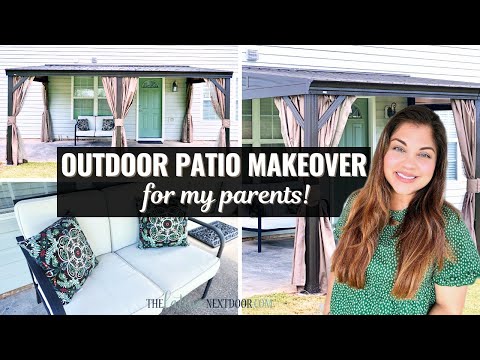 🍁OUTDOOR LIVING SPACE MAKEOVER FOR FALL WITH DOMI OUTDOOR LIVING