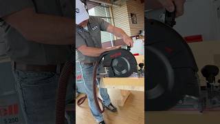 Testing out the @MafellGermany K 105-18 with the special blade for cutting wood fibre insulation!