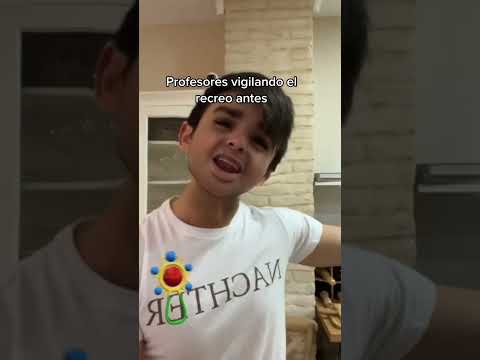 Profesores vigilando antes vs ahora 😨🤣 #recreo #humor #shorts
