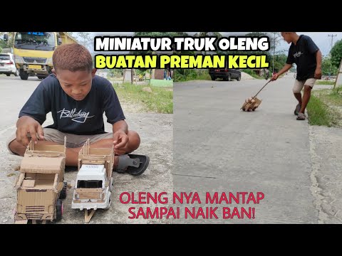 Truk oleng buatan preman kecil || Oleng nya bisa sampai naik ban!