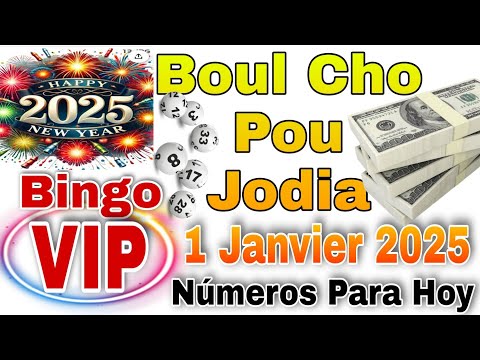 CROIX DU JOUR 1e Janvier 2024 💯 BOUL CHO POU JODIA ✅ NUMÉROS FUERTE, WALDORF LOTO, BOUL DIFE, SHOW 9