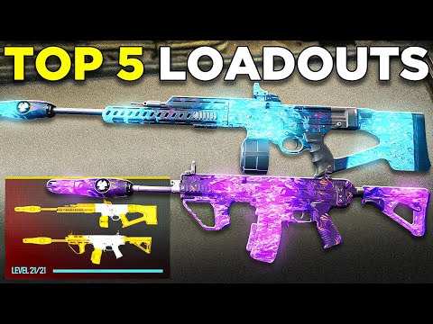 TOP 5 *META* ASSAULT RIFLE LOADOUTS in Warzone! 👑 (Warzone 3 Best Class Setups) - MW3