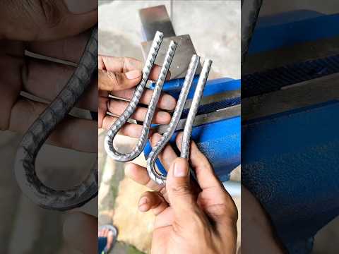 He will create beautiful works with iron concrete materials.