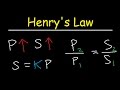 Understanding Henry's Law and Gas Solubility