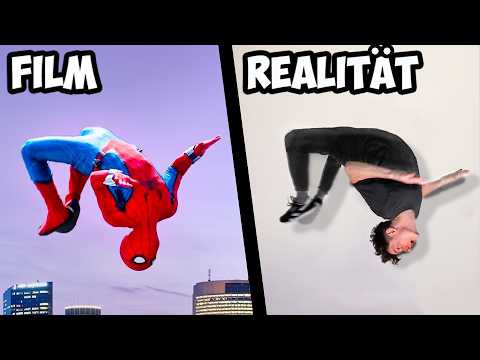 STUNTS aus SPIDER-MAN Filmen nachmachen! (Challenge)