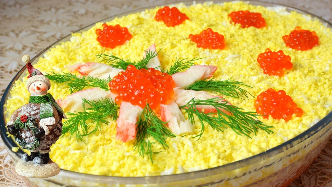 НОВИНКА! Салат МИМОЗА классический рецепт оочень вкусный и слоеный к НГ 2020