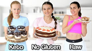 BAKE OFF CHALLENGE! *KETO v GF v RAW* | Family Fizz