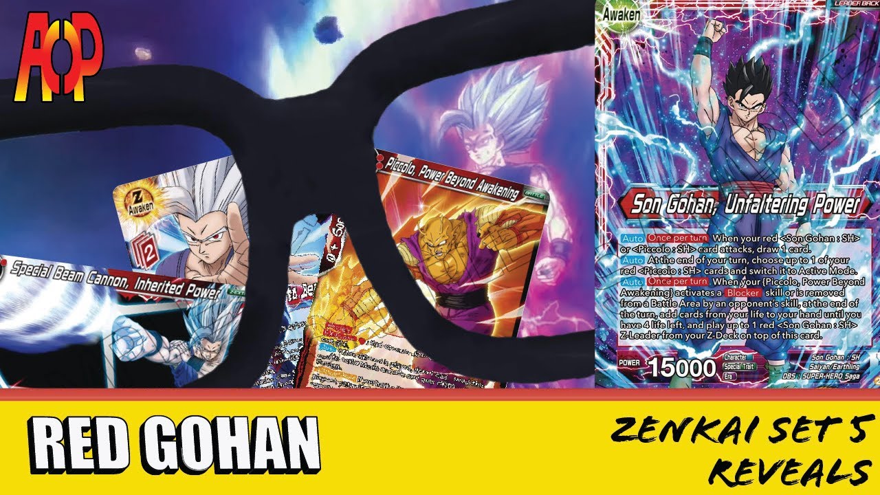 Red Gohan | Set 22 Reveals | Dragon Ball Super TCG
