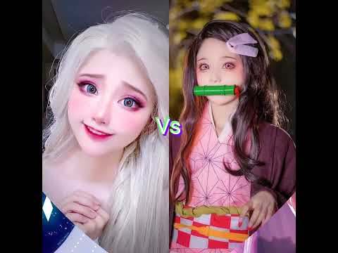 Elsa Vs Nezuko #elsa #nezuko #frozen #frozen2  #demonslayer