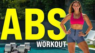 Abs, Obliques, Lower Belly, and Deep Core Workout | Dumbbell Abs & Full Body Engagement!