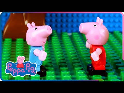 ♥ Peppa Pig - Peppa & George Build Playhouse (Episode 1)