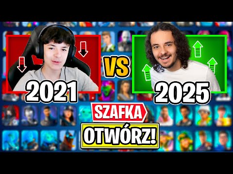 MOJA SZAFKA 2021 VS 2025 w Fortnite