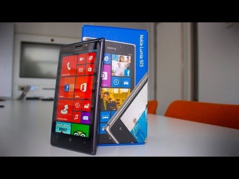 (ENGLISH) Nokia Lumia 925 Unboxing and Hands On - 32GB Black