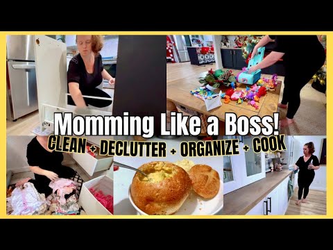 CLEAN AND DECLUTTER ~ CLEAN WITH ME ~ REAL MOM LIFE COOKING CLEANING AND MORE MOTIVATION ~ HOW TO