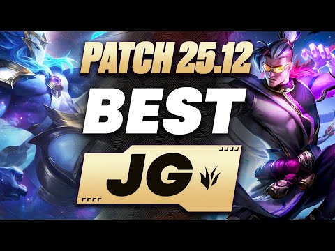 The BEST Junglers For All Ranks On Patch 25.12! | Season 15 Tier List League of Legends