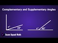 Finding Missing Angles: Complementary and Supplementary Concepts