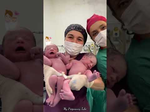 ولادة توأم  بنات ما شاء الله 💙