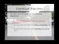 Coordinating Adjectives and Their Rules