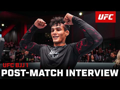 Carlos Henrique Post-Match Interview | UFC BJJ 1